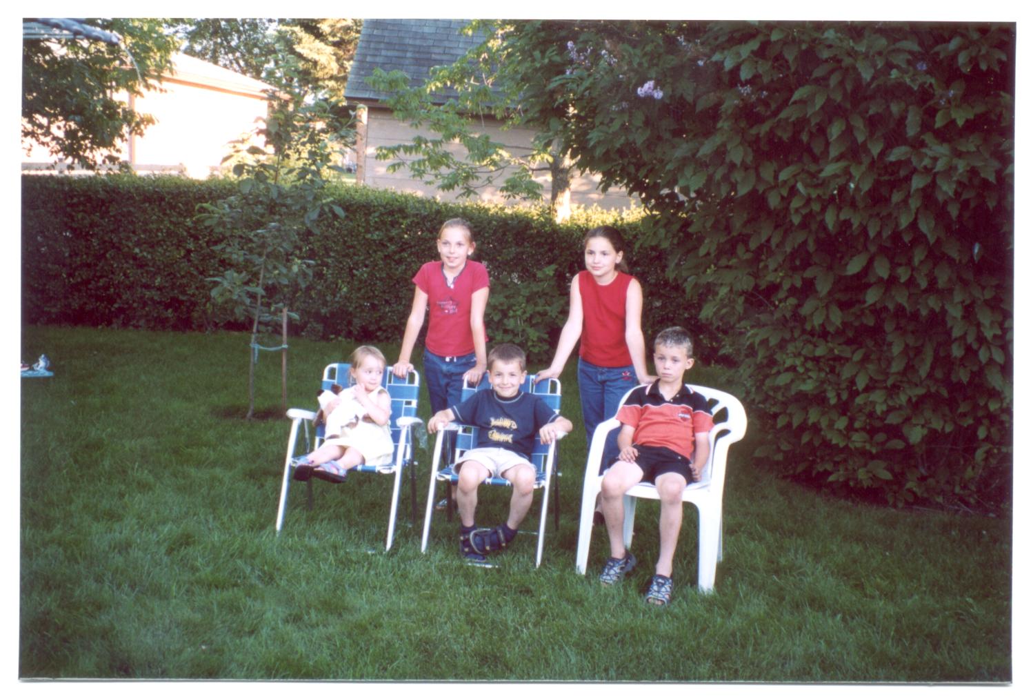 Our grandchildren July 2003