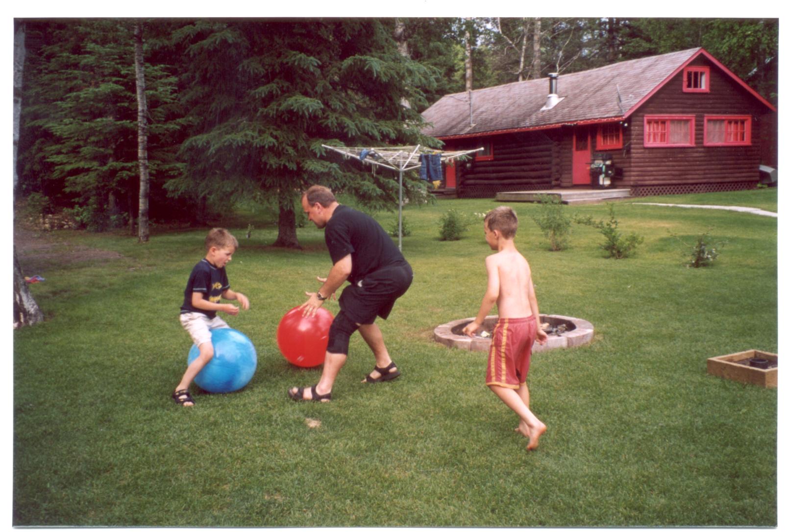 Jeremy Gerry and Ryan at Surprise Lake July 2003