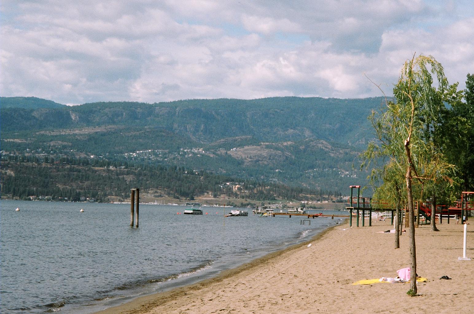 Kelowna's Gyro park, just south of downtown Sep.2005.