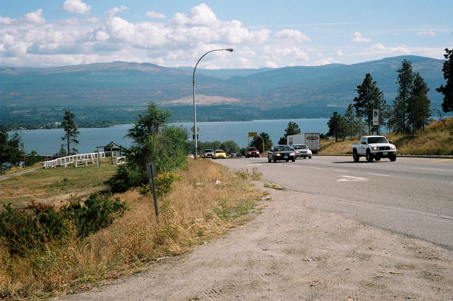 Hwy 97 after the floating bridge Sep.2005.
