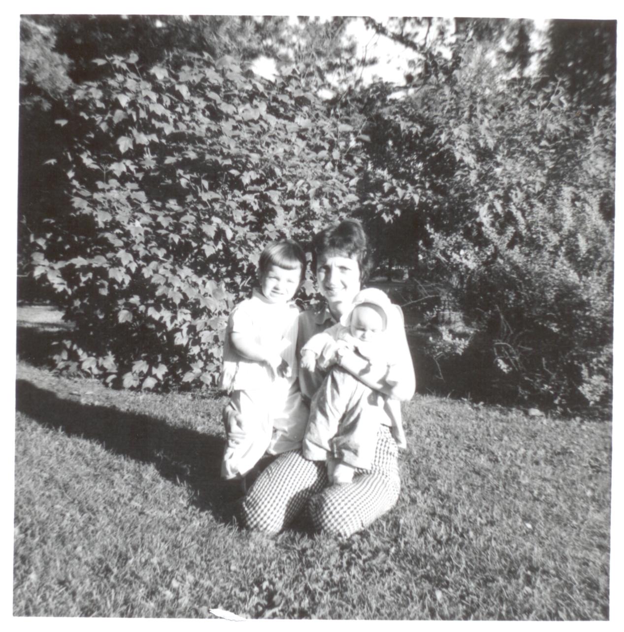 My wife Millie with Donna(left) and Carolyn at Chippewa Park, circa 1960