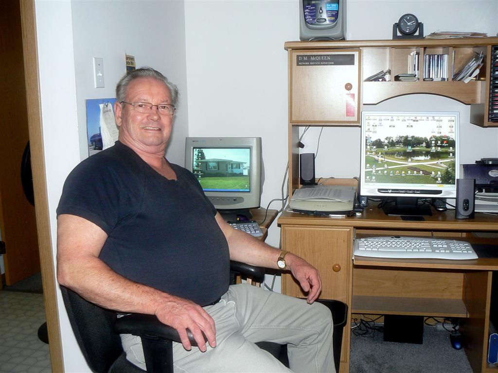 Don at the computer Oct.22,2008