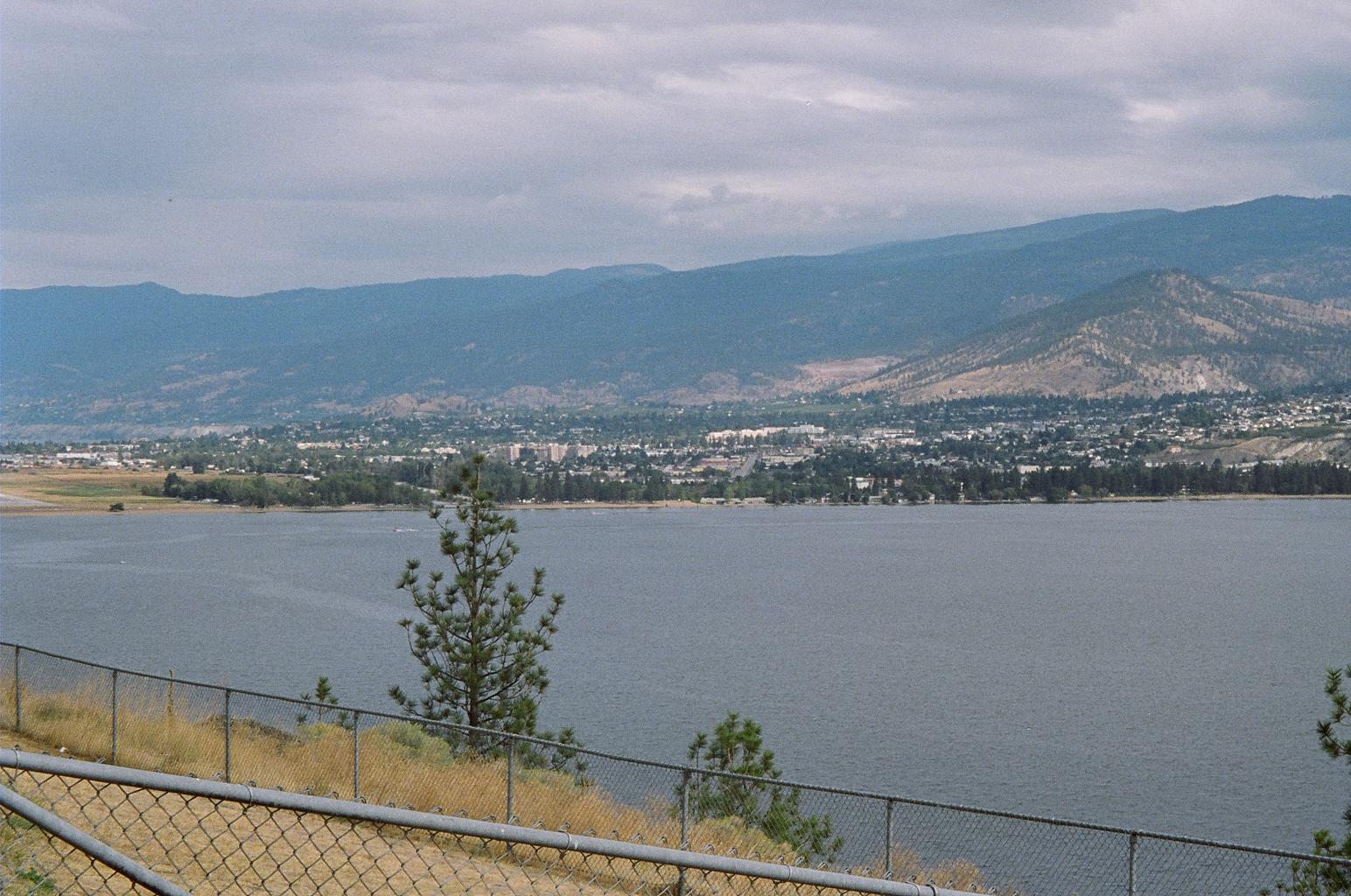 Penticton B.C. a view of Skaha beach on the south side of Penticton,Sep.2005.