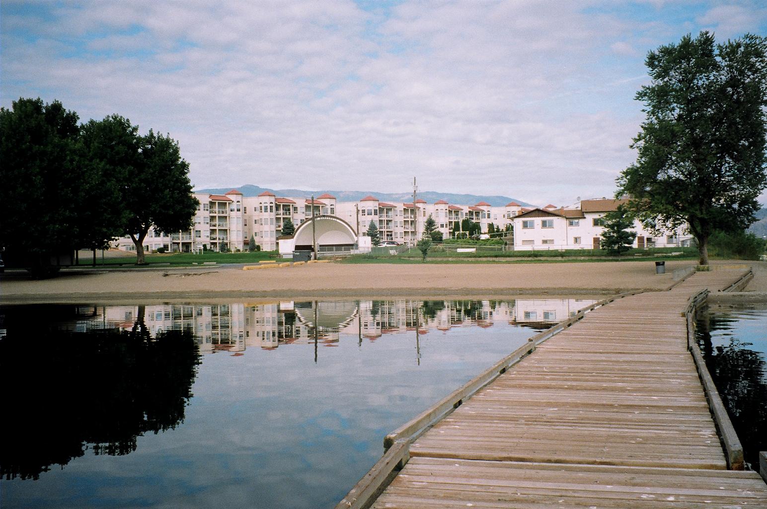 Gyro beach in Osoyoos, Sep.2005.