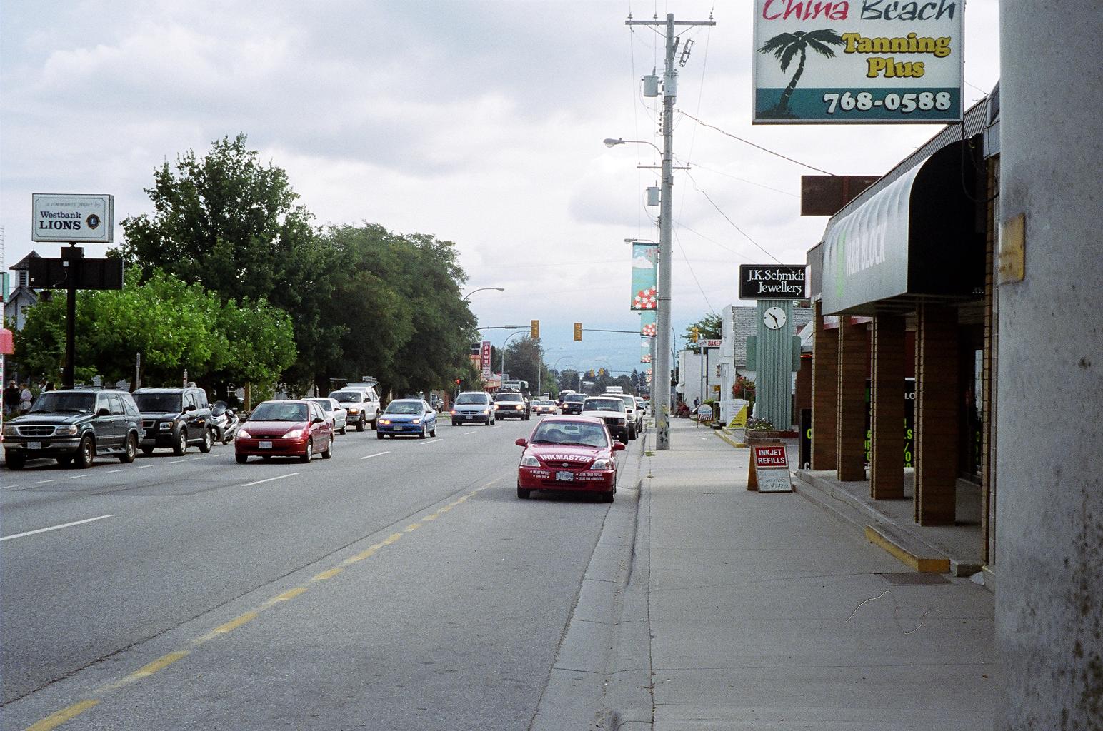 Downtown,city of Westbank, Sep.2005.