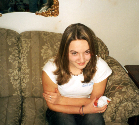  Our grandaughter Lindsey taken on Christmas day 2002