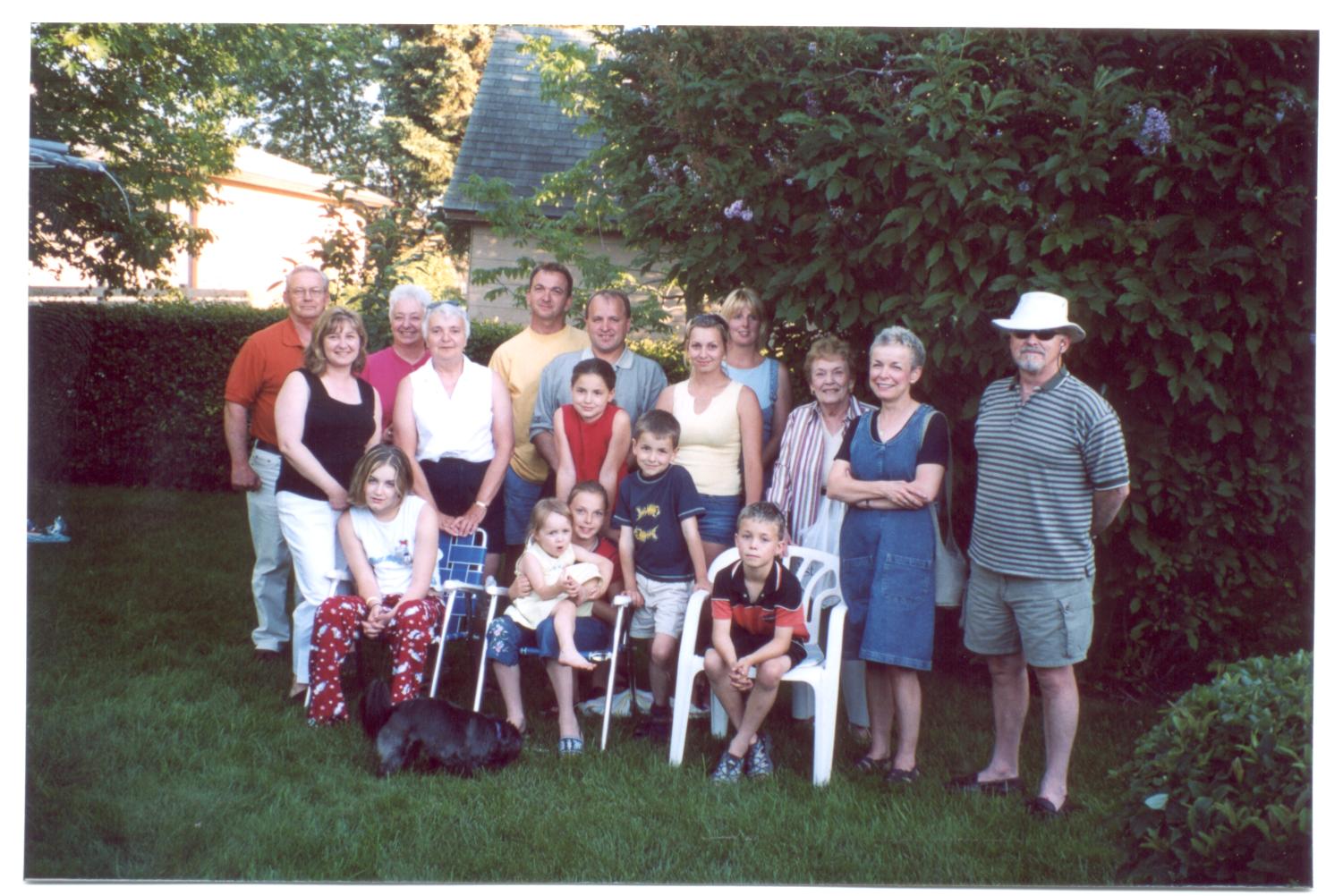 Family reunion July 2003