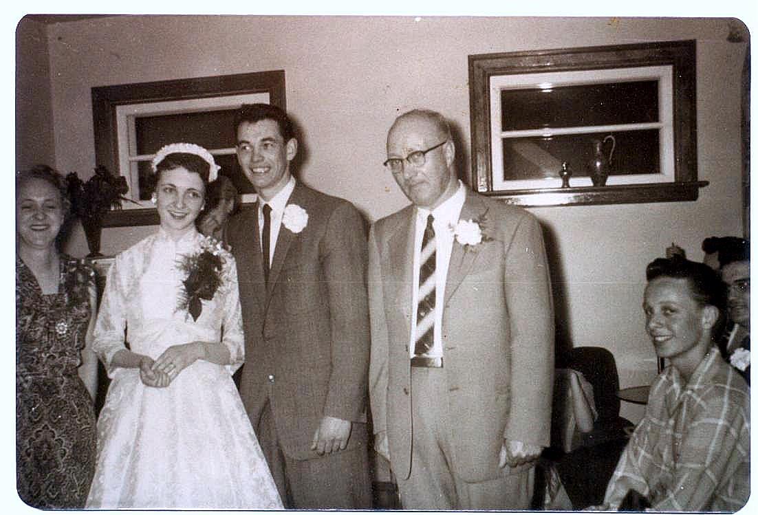 Wedding day April 12,1958