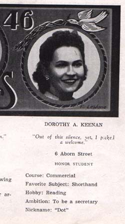 Dorothy Keenan: yearbook
