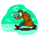 Graphic of Sherlock Holmes detective