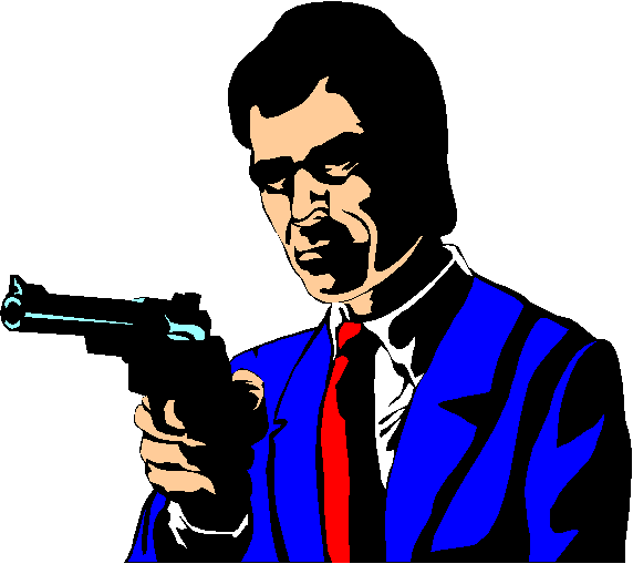 man with gun