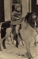 Marion on pony