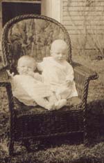 Goldthwaite twins as infants