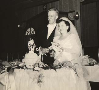 Cutting the cake