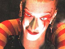 Kefka shows off his diabolical new look in the remade version of FF6 for FF Anthology.