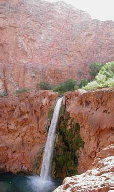 Mooney Falls, photographed by Laura and Jared, July 2002