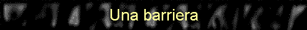 Una barriera