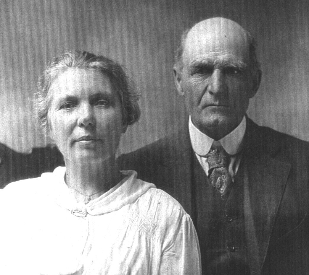 My great-grandmother Flora with second husband Isaac Dawson