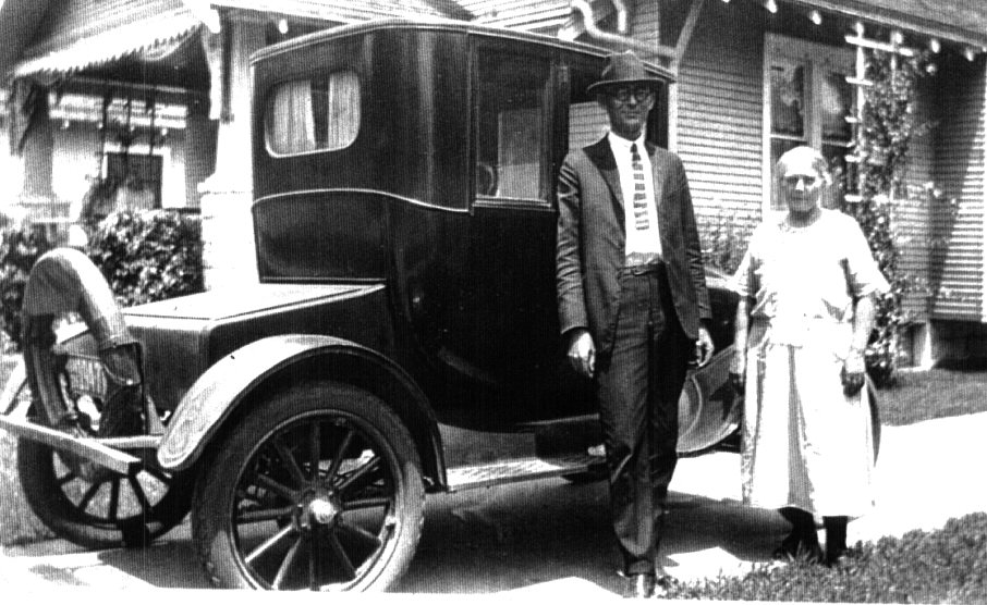My grandfather Louis Oscar Rhoden and mother Flora
