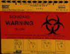 Infective agent capable of growth and multiplication only in living cells Biohazard.