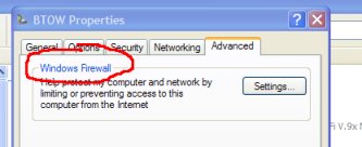 And here is Windows' Firewall (Impressive, isn't it?)