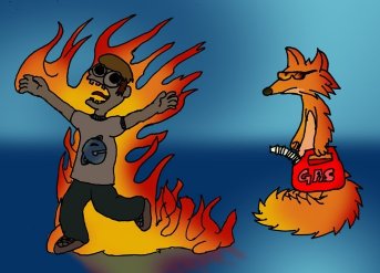 Firefox wallpaper