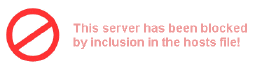 Hosts blocklist message.