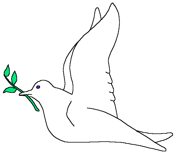 dove graphic, symbol of peace
