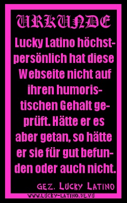 Latinos Homepage-Urkunde