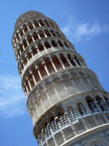 turm, schief