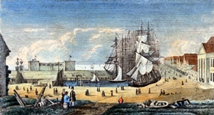 Ansicht von Bremerhaven, 1841