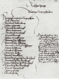 Blatt des Ravensberger Urbar von 1556 im Staatsarchiv Mnster