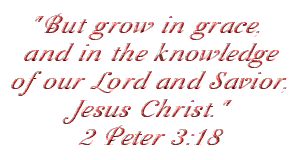 Grow in Grace