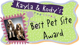 Kayla & Kody's
     Award