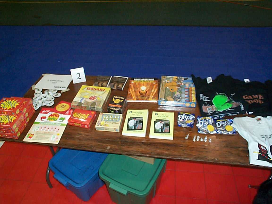 Prize Table