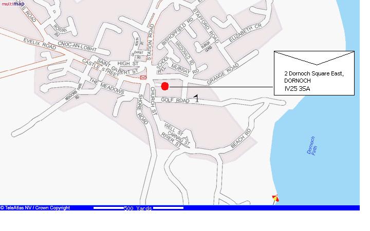dornoch map