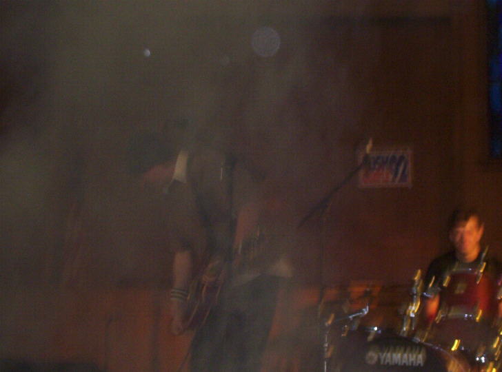 Johnathan is in the giant cloud of smoke somewhere