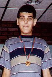 1997 - Greg proudly wearing his gold medal