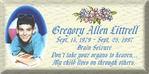 Link to Greg's Memorial Garden Site