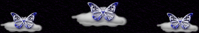 butterflies on clouds
