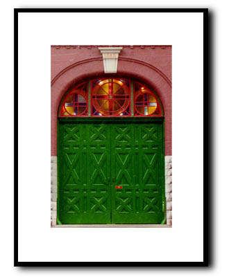 green door