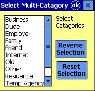 Multiple Categories Dialog