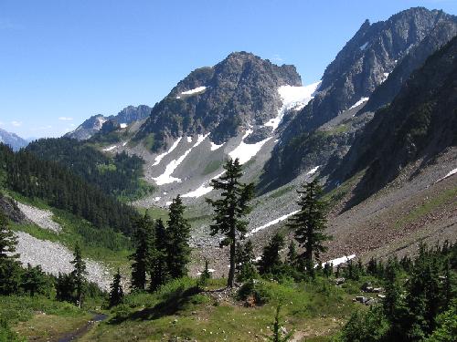 view from Cascade Pass