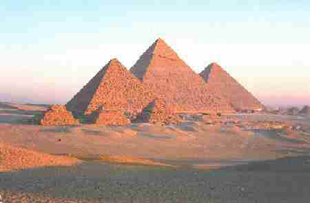 This is a picture of the Pyramids of Giza