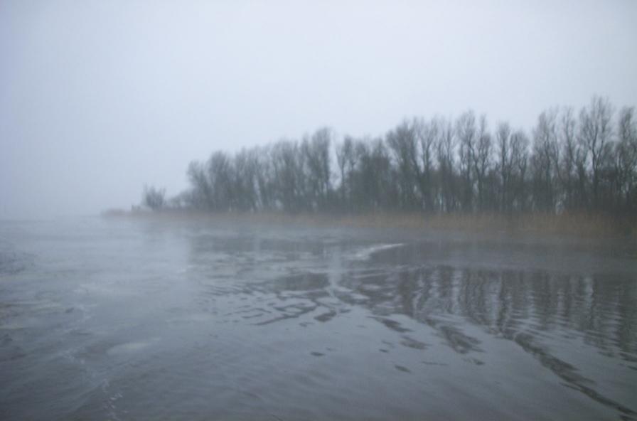 Lauwersmeer winter 2003. De laatste keer met de boot.