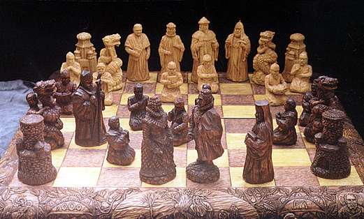 Unity of Purposes of the Christians 2000 th anniversary of Christ's birth  jubilees of late 2nd - early 3rd millenniums Memorial art chess