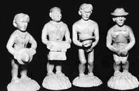 Soviet Intellectuas  Perestroika Gorbathov USSR 1988 1991 sculpture miniature