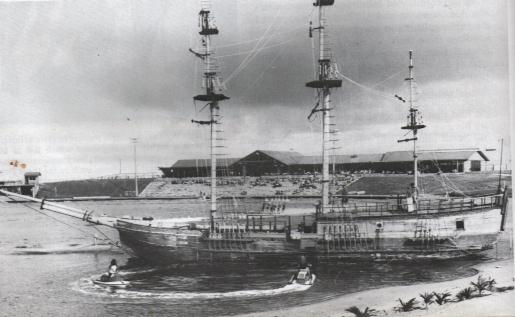 The endeavour as it appeared in 1972