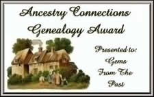 Ancestry Connections Genealogy Award