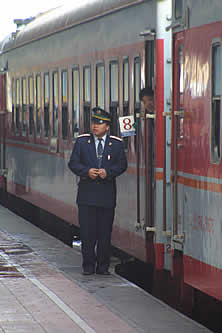 Leaving Beijing railway station